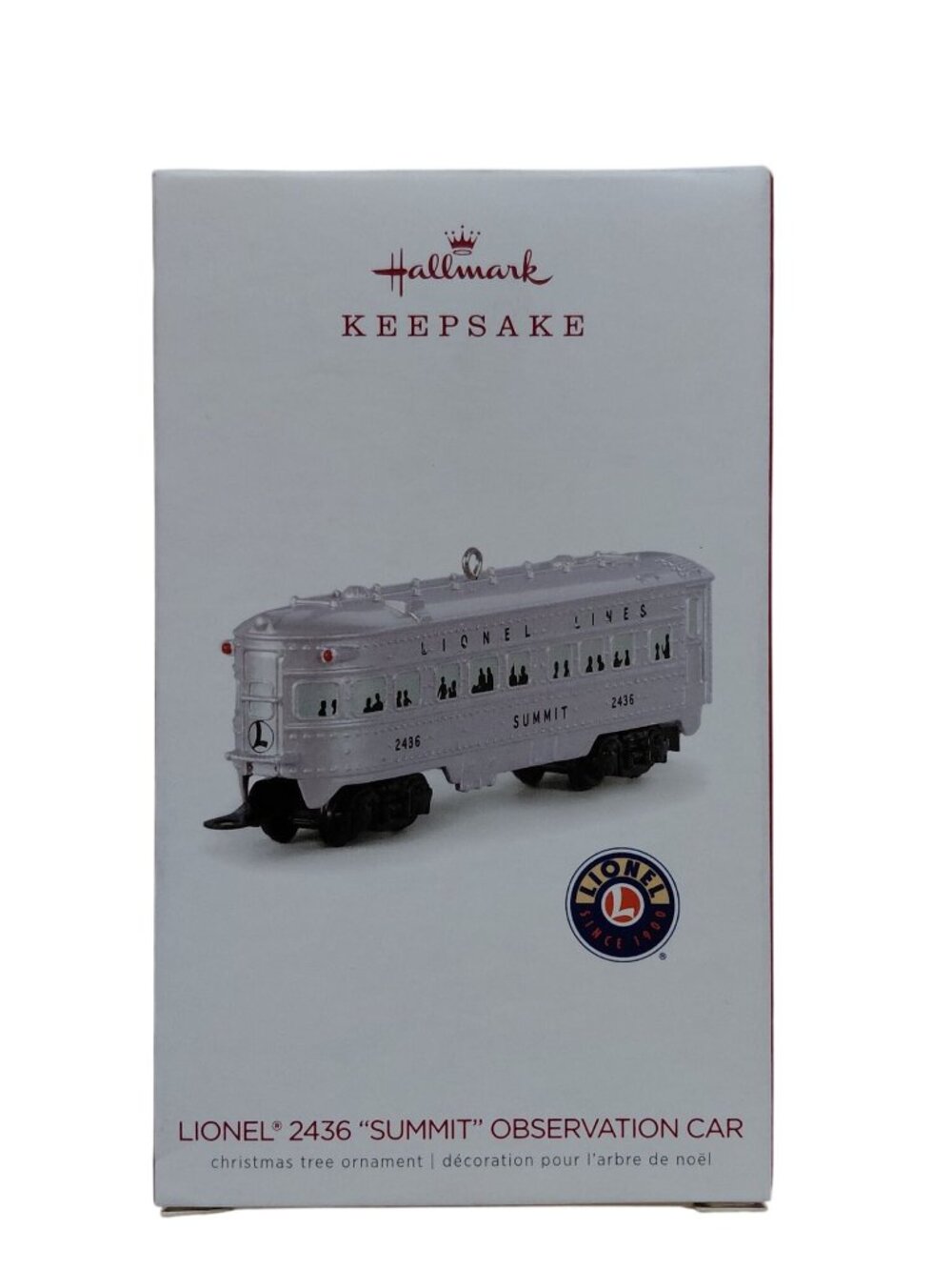Hallmark Keepsake Lionel 2436 "Summit" Observation Car Ornament 2018 NIB